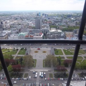 Widok z XXX piętra PKiN