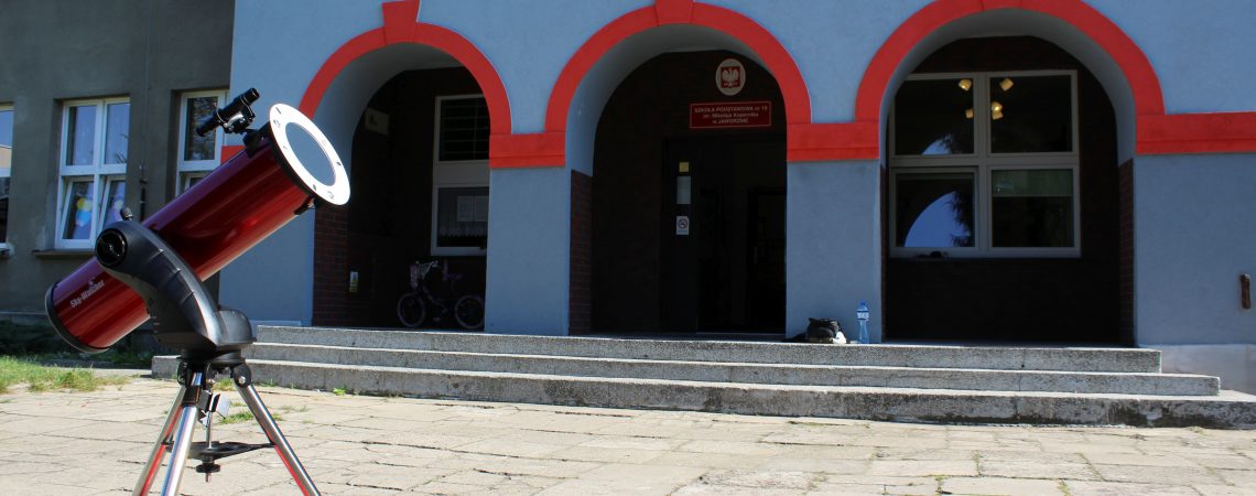 Teleskop zakupiony z grantu "Pomysły chroniące środowisko"