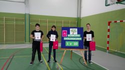 Trójka najlepszych po wręczeniu nagród