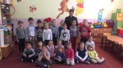 Pamiątkowe zdjęcie z górnikiem