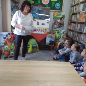 Pani Urszula prezentuje wiersz
