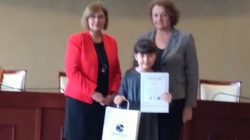 Laureatki Miejskiego Konkursu Plastycznego "Symbole Jaworzna"
