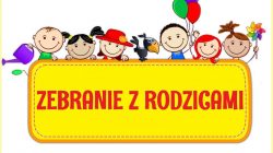 Zebranie rodziców pierwszoklasistów
